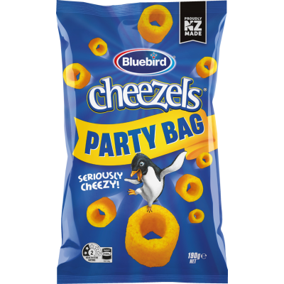 Bluebird Cheezels Party Bag 190g