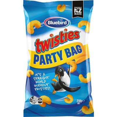 Bluebird Twisties Party Bag 210g