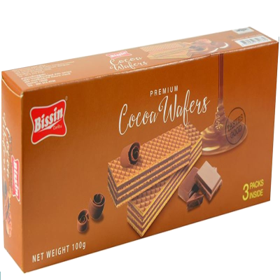 Bissin Premium Cocoa Wafers 100g