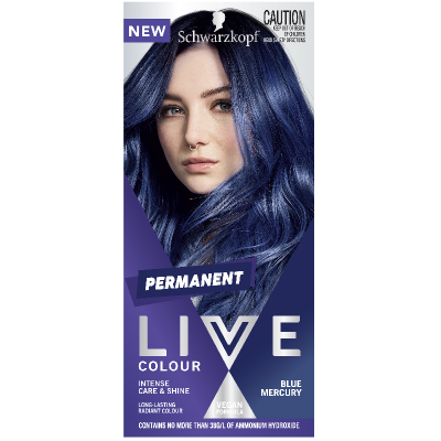 Schwarzkopf Live Blue Mercury Hair Colour 75ml