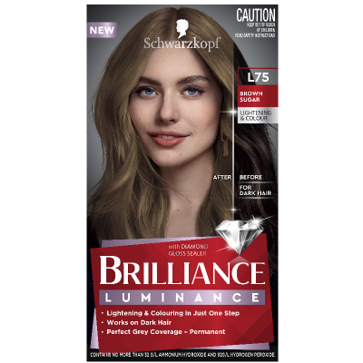 Schwarzkopf Brilliance Brown Sugar L75 Hair Colour 142.5ml