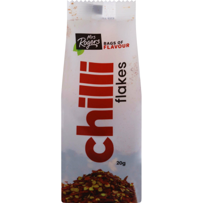 Mrs Rogers Bags of Flavour Chilli Flakes 20g