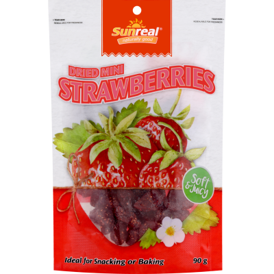 Sunreal Dried Mini Strawberries 90g