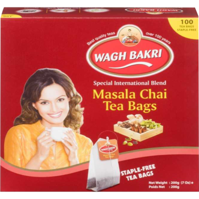 Wagh Bakri Masala Chai Tea Bags 200g