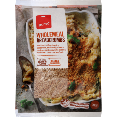 Pams Wholemeal Breadcrumbs 300g