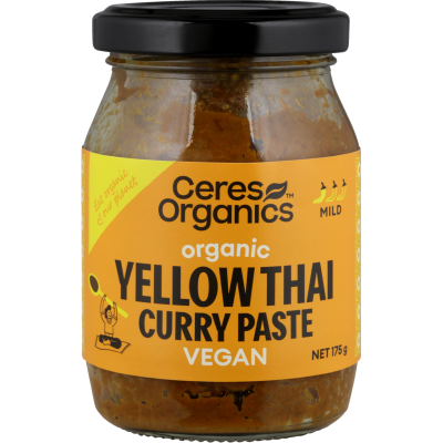 Ceres Organics Mild Yellow Thai Curry Paste Cooking Paste 175g