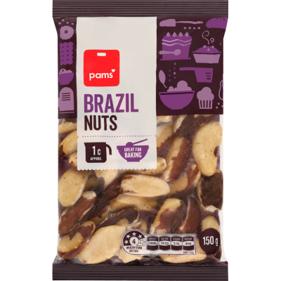 Pams Brazil Nuts 150g