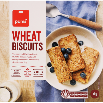 Pams Wheat Biscuits 1kg