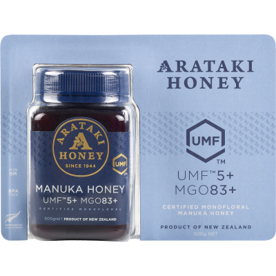 Arataki Manuka Honey UMF 5+ Secure Pack 500g