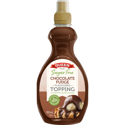 Queen Chocolate Fudge Sugar Free Topping 355ml