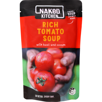 Naked Rich Tomato Soup With Basil And Cream 500g