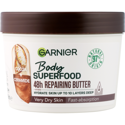 Garnier Body Superfood Cocoa & Ceramide 48Hr Repairing Butter 380ml