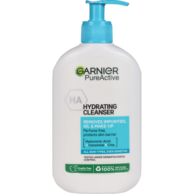 Garnier Pure Active Hydrating Hyaluronic Acid Deep Cleanser 250ml