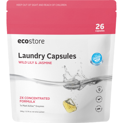 Ecostore Wild Lily & Jasmine Laundry Capsules 26pk