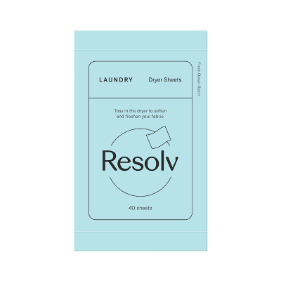 Resolv Fresh Ocean Scent Dryer Sheets 40pk