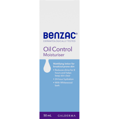 Benzac Excess Oil Control Moisturiser 50ml