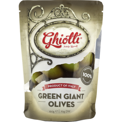 Ghiotti Green Giant Olives 70g