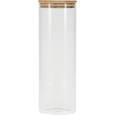 Kates Glass Canister With Bamboo Lid 2L 1pk