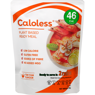 Caloless Noodle Zero Tom Yum Flavour Ready Meal 380g