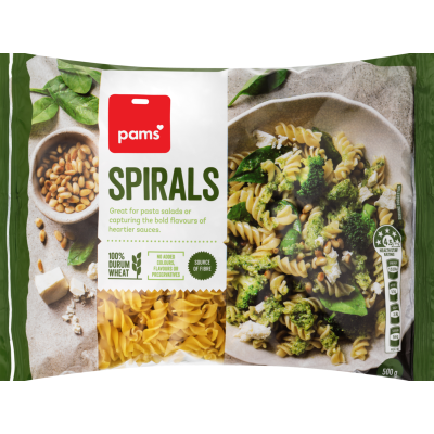 Pams Spirals Pasta 500g