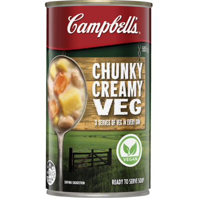 Campbell's Chunky Creamy Veg Soup 505g