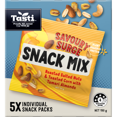 Tasti Savoury Surge Snack Mix 5 x 30g