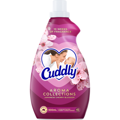 Cuddly Aroma Collections Japanese Cherry Blossom Fabric Softner Conditioner 900ml
