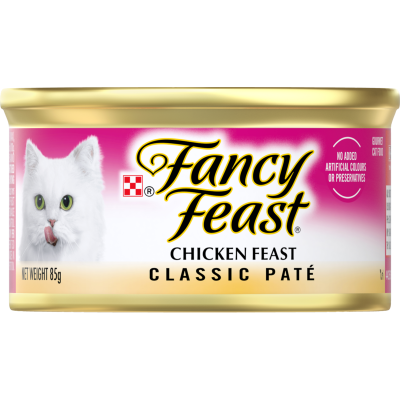 Purina Fancy Feast Adult Classic Pate Chicken Feast Wet Cat Food 85g
