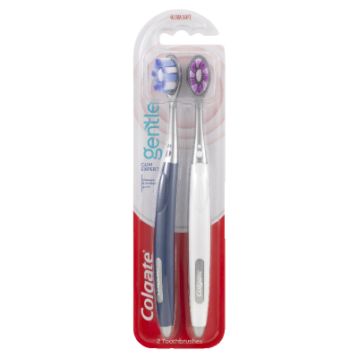 Colgate Gentle Gum Expert Ultra Soft Toothbrush 2pk