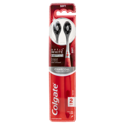 Colgate Optic White Pro Series Soft Toothbrush 2pk