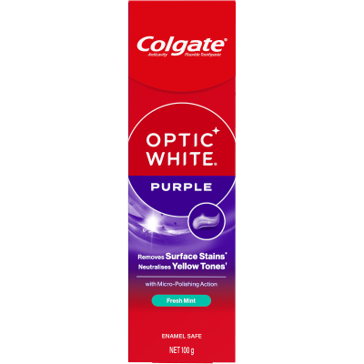 Colgate Optic White Purple Toothpaste 100g