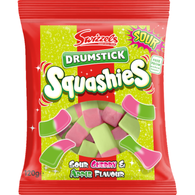 Swizzels Drumsticks Cherry & Apple Confectionery 140g