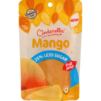 Cinderella Reduced Sugar Mango 100g