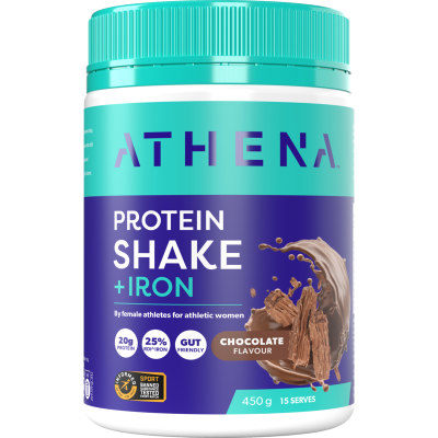 Athena Chocolate Flavour Protein Shake + Iron Powder 450g