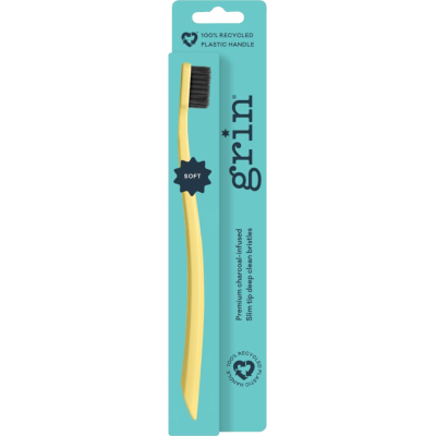 Grin Soft Lemon Toothbrush 1pk