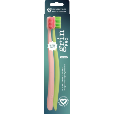 Grin Gentle Care Toothbrush 2pk