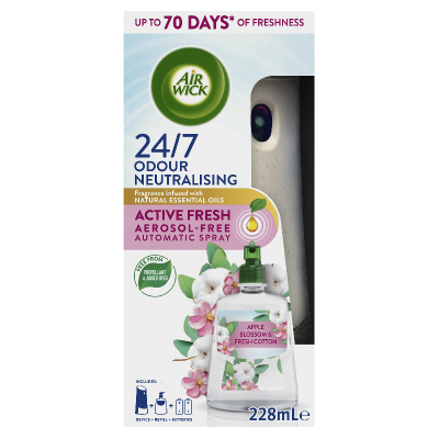 Air Wick Auto Air Fresh Kit Apple Blossom 228ml
