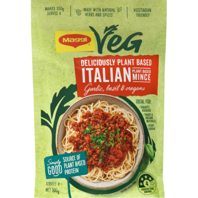 Maggi Veg Italian Plant Based Mince Recipe Base 100g