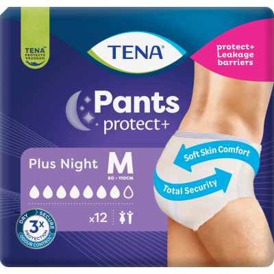 Tena Plus Night Medium Pants 12pk