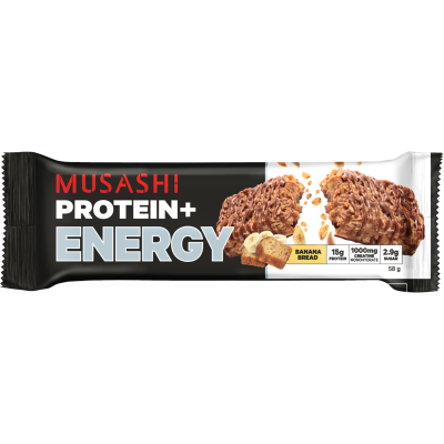 Musashi Banana Bread Protein+ Energy Bar 58g