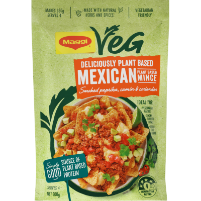 Maggi Veg Mexican Plant Based Mince Recipe Base 100g