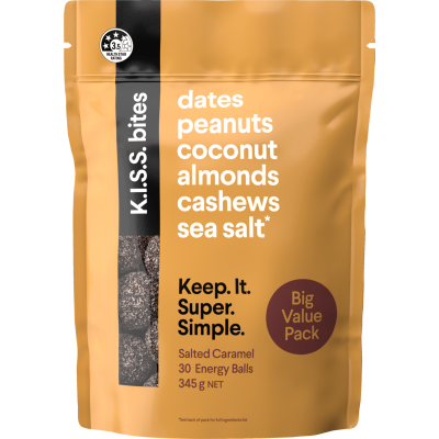 Kiss Bites Salted Caramel Energy Balls 345g