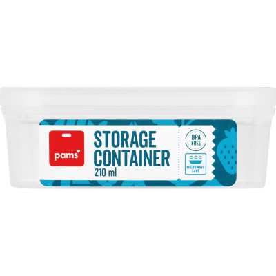 Pams Storage Container 210ml 1pk
