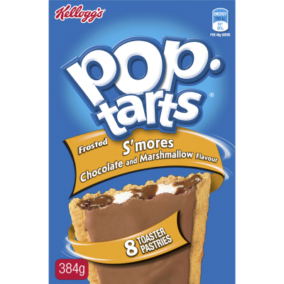 Kellogg's Pop Tarts Frosted S'mores Toaster Pastries 384g