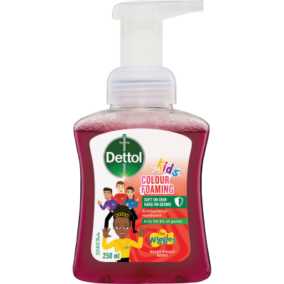 Dettol Foaming Kids Colour Berry Hand Wash Pump 250ml