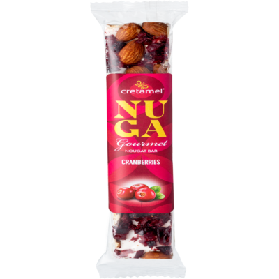 Cretamel Nougat Cranberries & Almond Confectionery 100g