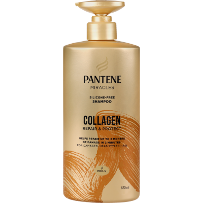 Pantene Pro-V Miracles Collagen Repair & Protect Silicone-free Shampoo 650ml