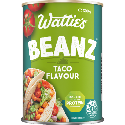 Wattie's Taco Flavour Beanz 300g