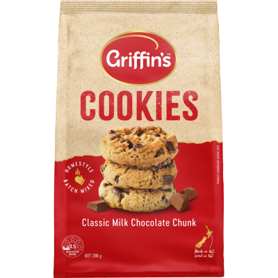 Griffin's Classic Milk Chocolate Chunk Cookies 200g