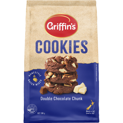 Griffin's Double Chocolate Chunk Cookies 200g